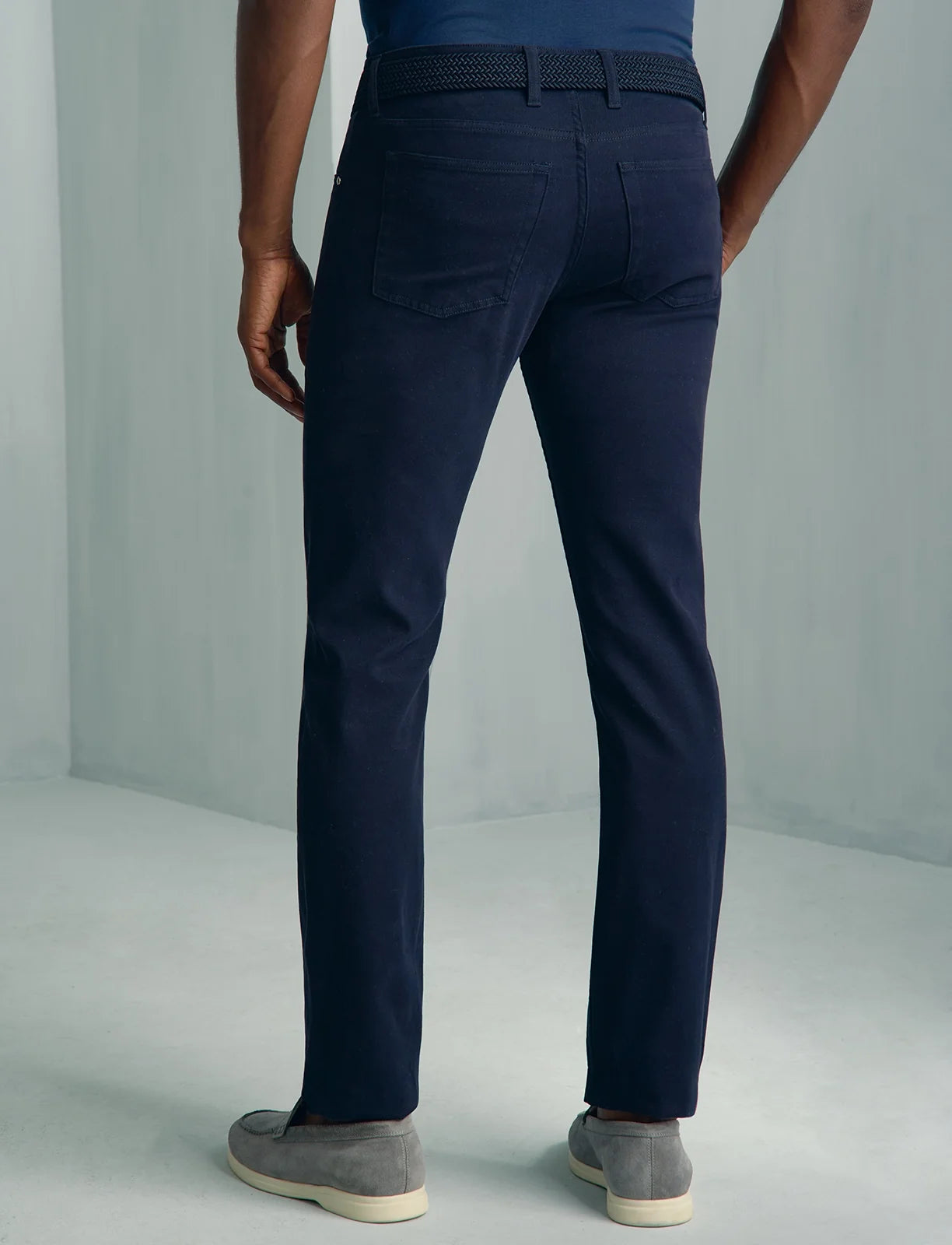 Marseille Cotton Cashmere Pant - Marseille Cotton Cashmere Pant Navy