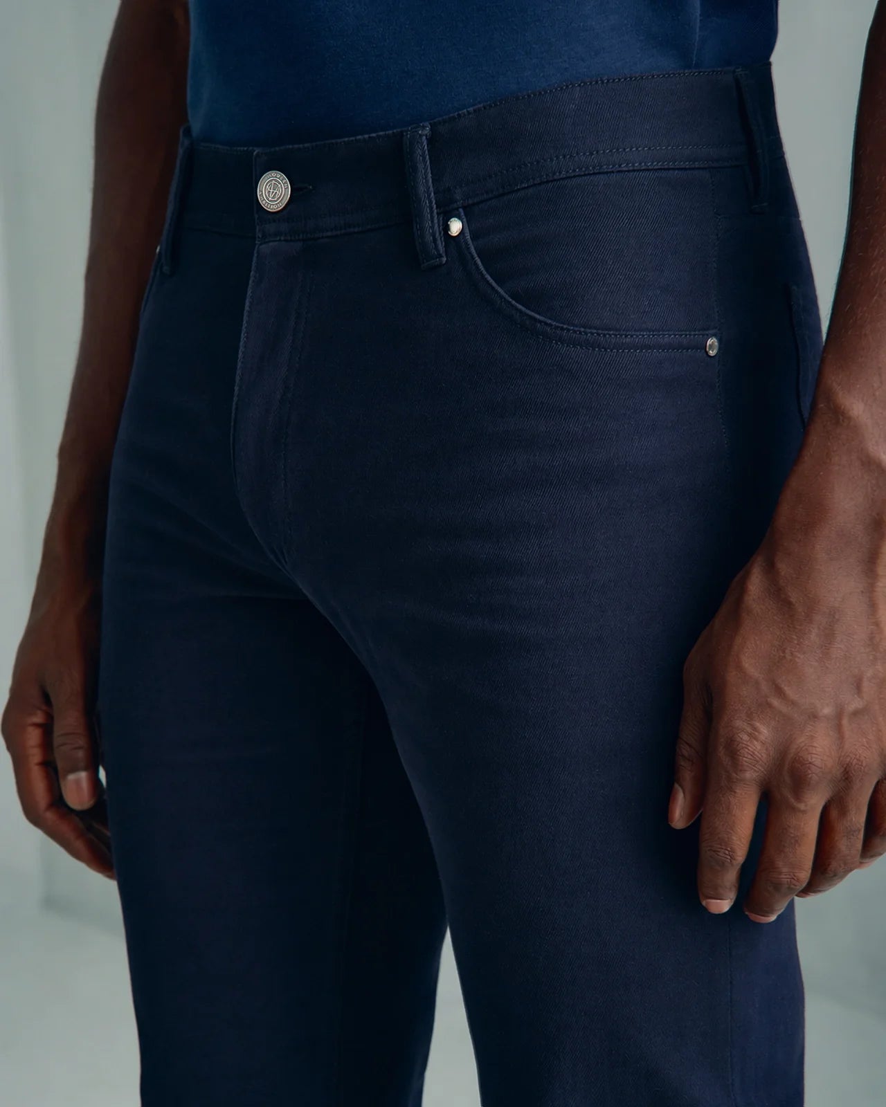 Marseille Cotton Cashmere Pant - Marseille Cotton Cashmere Pant Navy