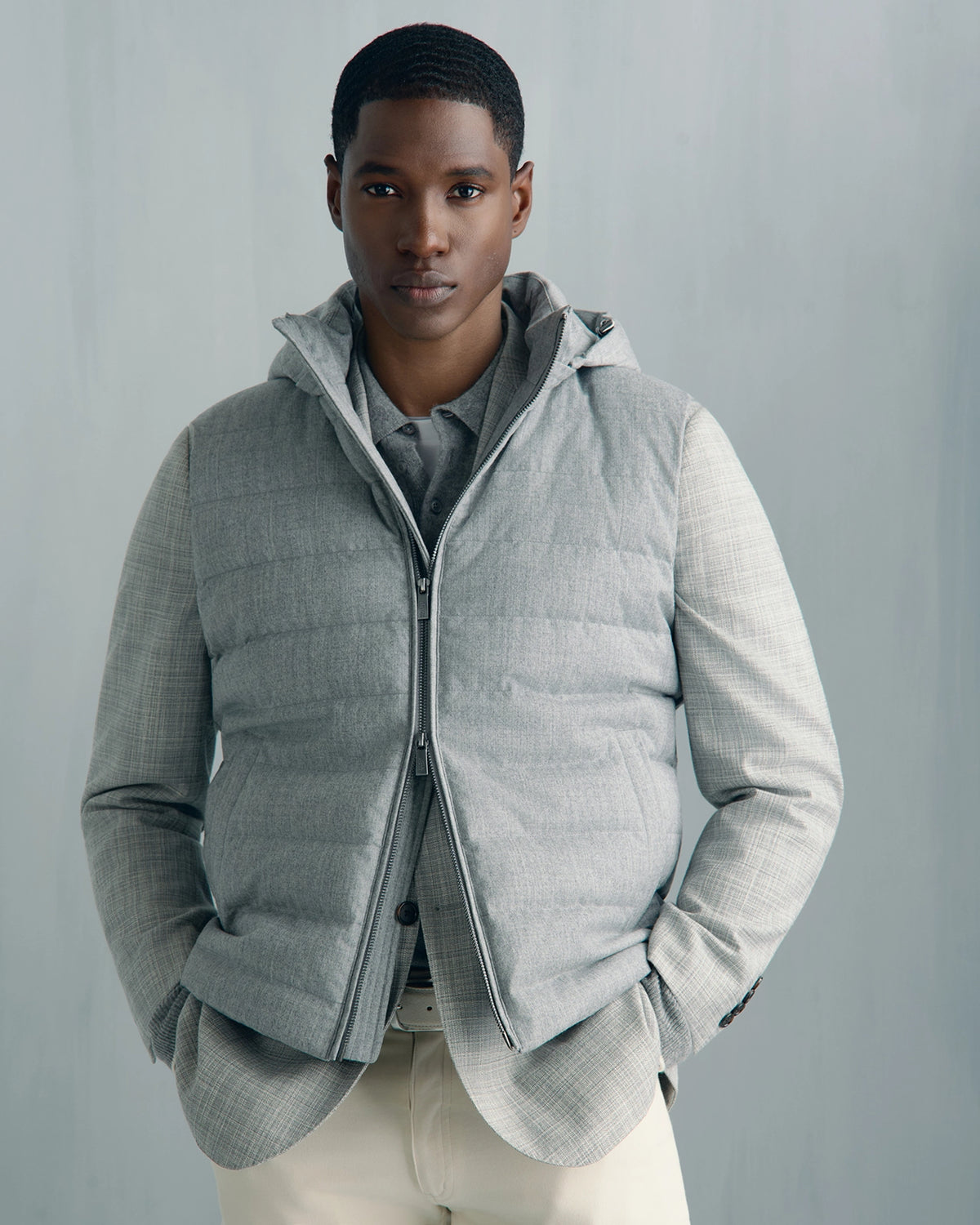 St. Moritz Vest - St. Moritz Vest Light Grey