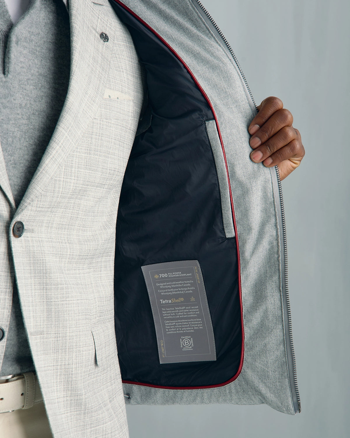 St. Moritz Vest - St. Moritz Vest Light Grey