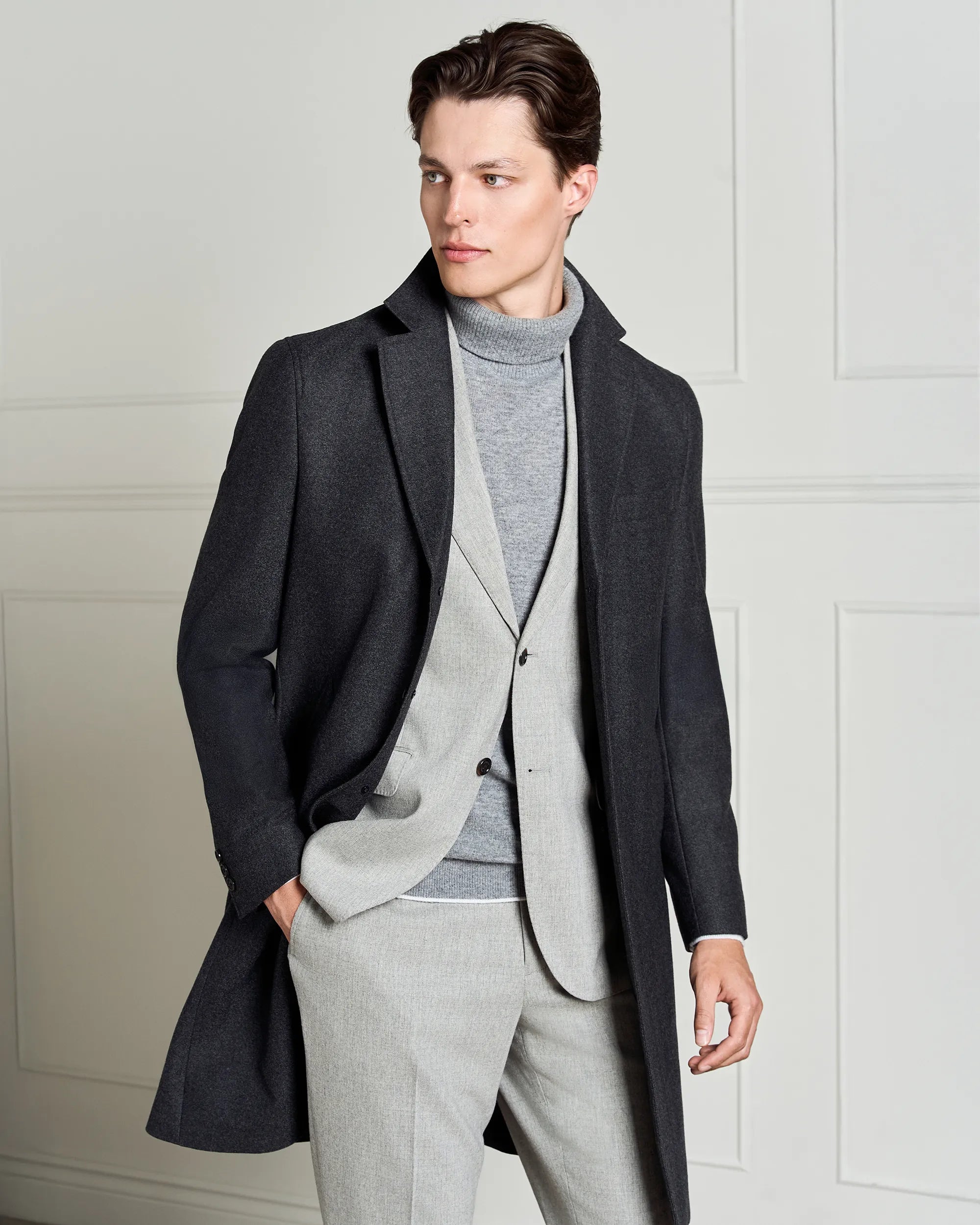 Milano Overcoat - Milano Overcoat Charcoal