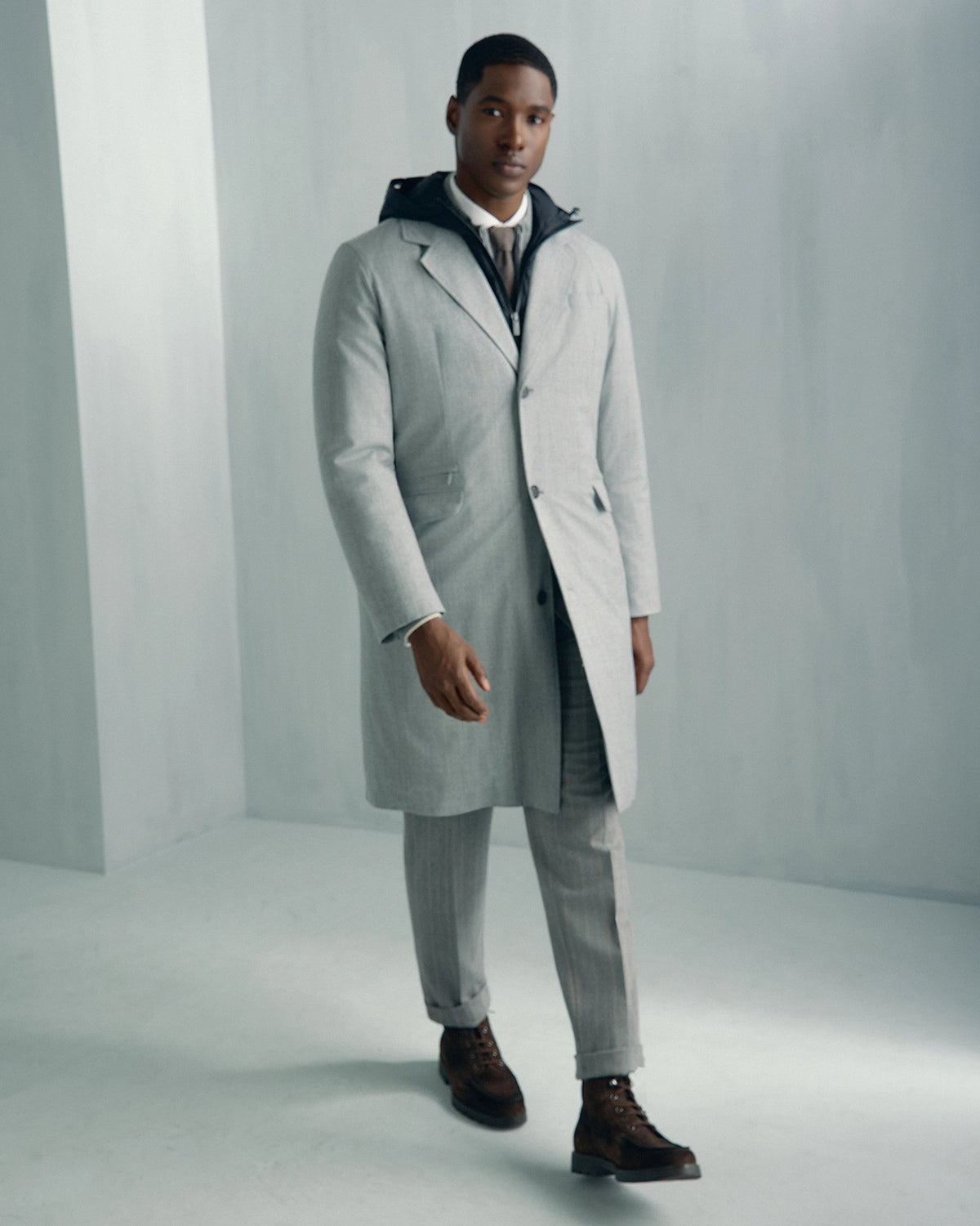 St. Moritz Overcoat - St. Moritz Overcoat Light Grey