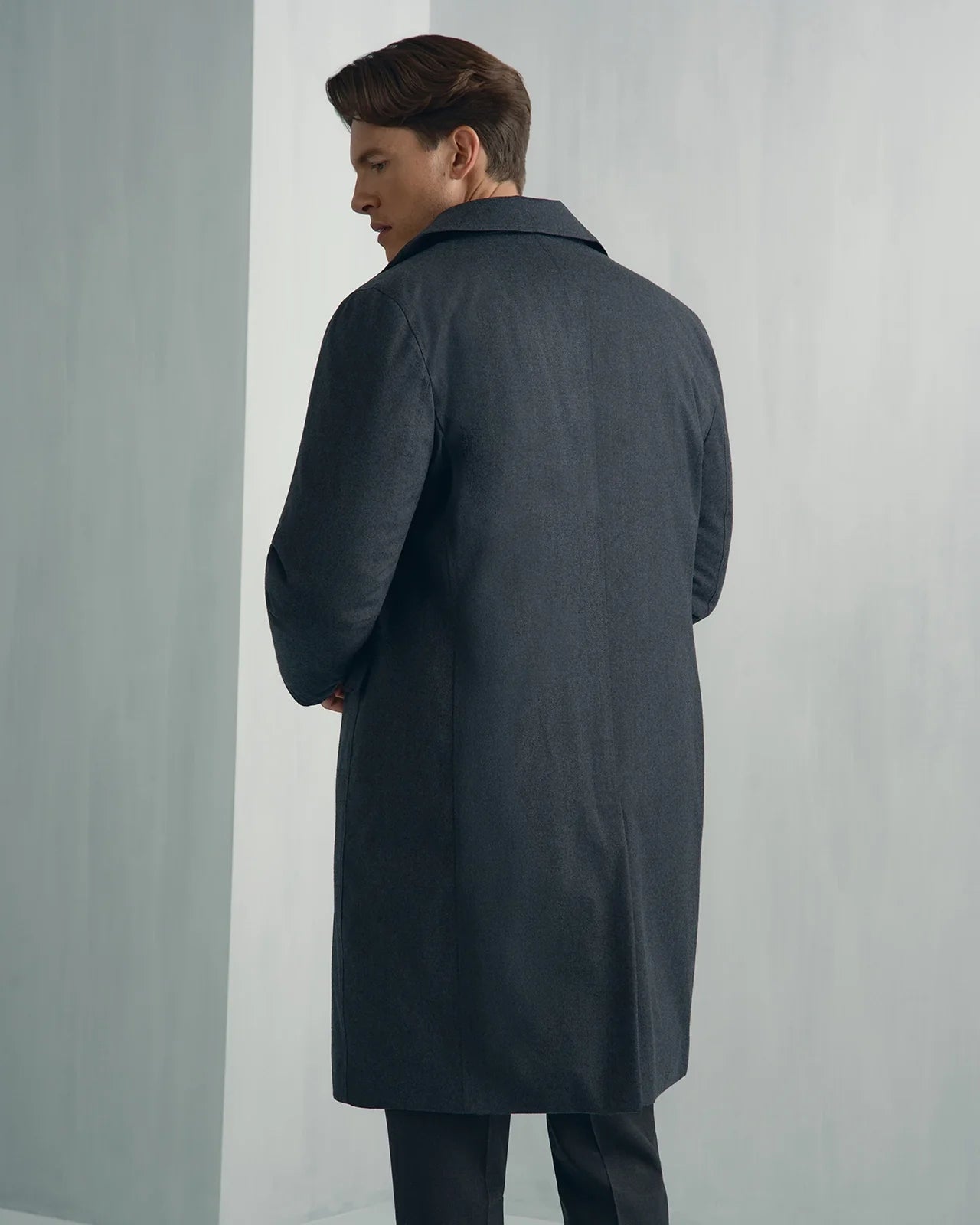 St. Moritz Overcoat - St. Moritz Overcoat Charcoal