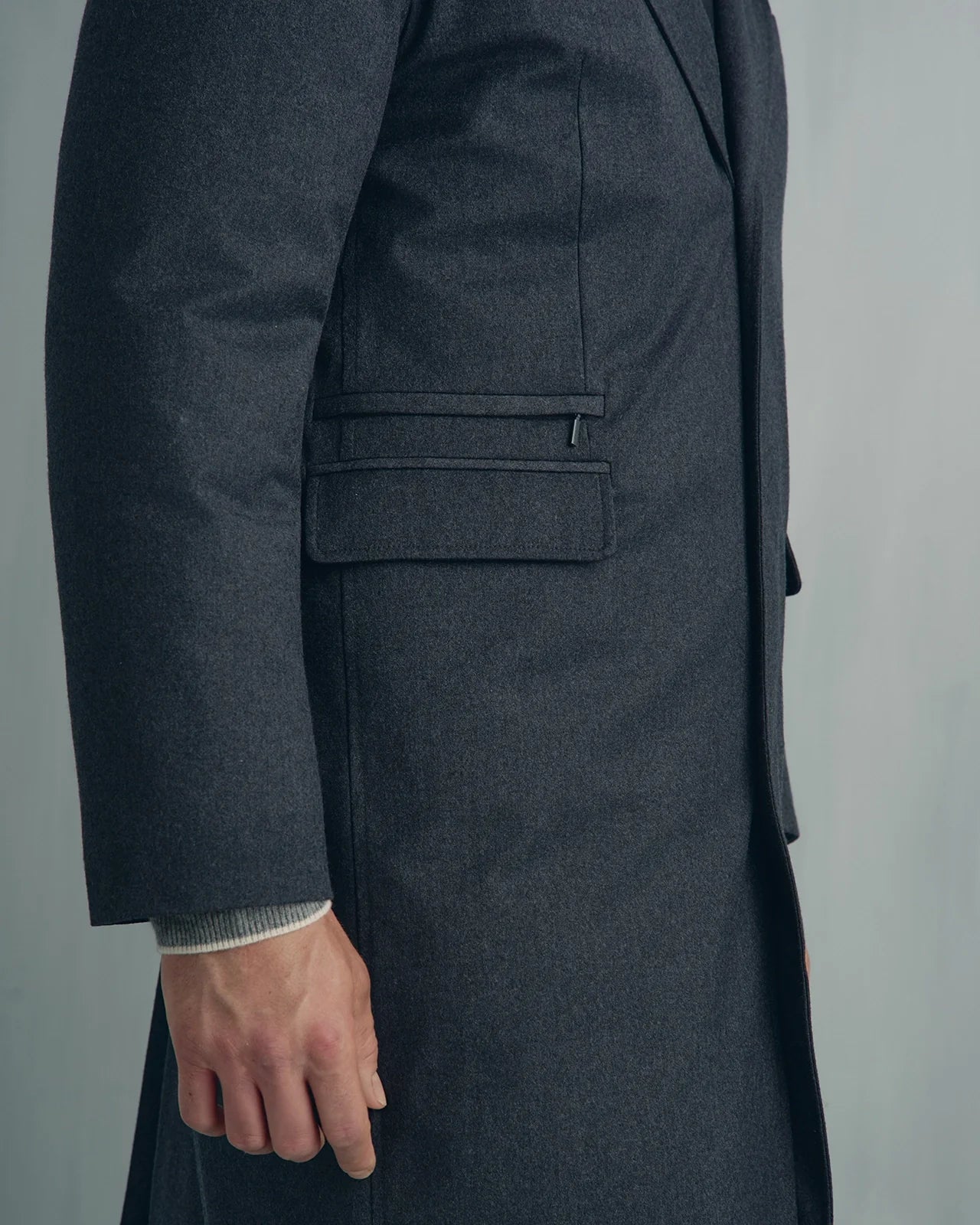 St. Moritz Overcoat - St. Moritz Overcoat Charcoal