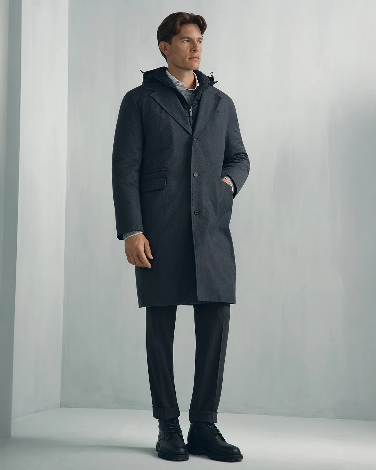 St. Moritz Overcoat - St. Moritz Overcoat Charcoal