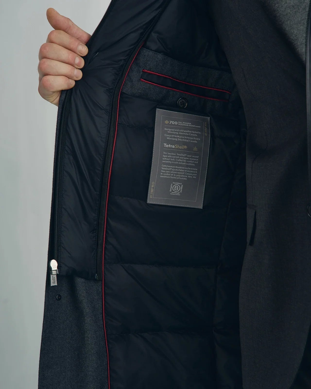 St. Moritz Overcoat - St. Moritz Overcoat Charcoal
