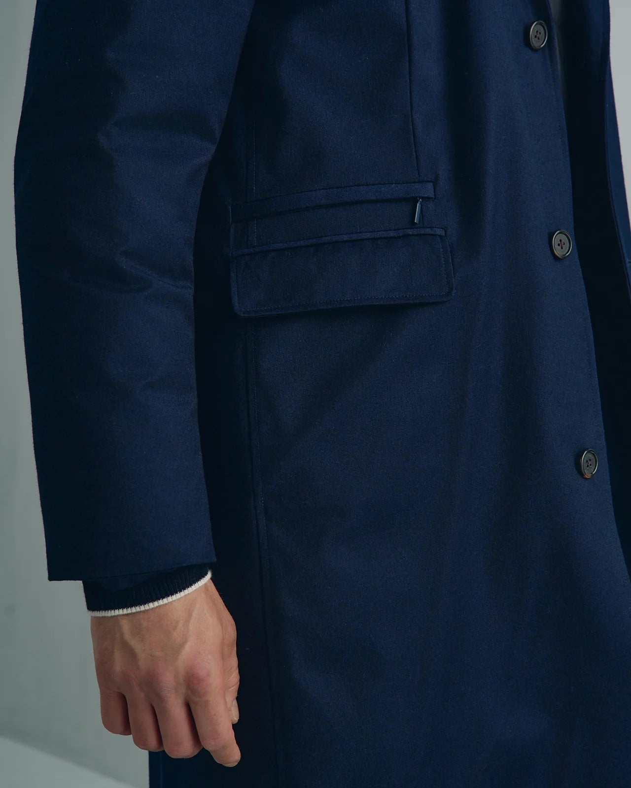 St. Moritz Overcoat - St. Moritz Overcoat Navy