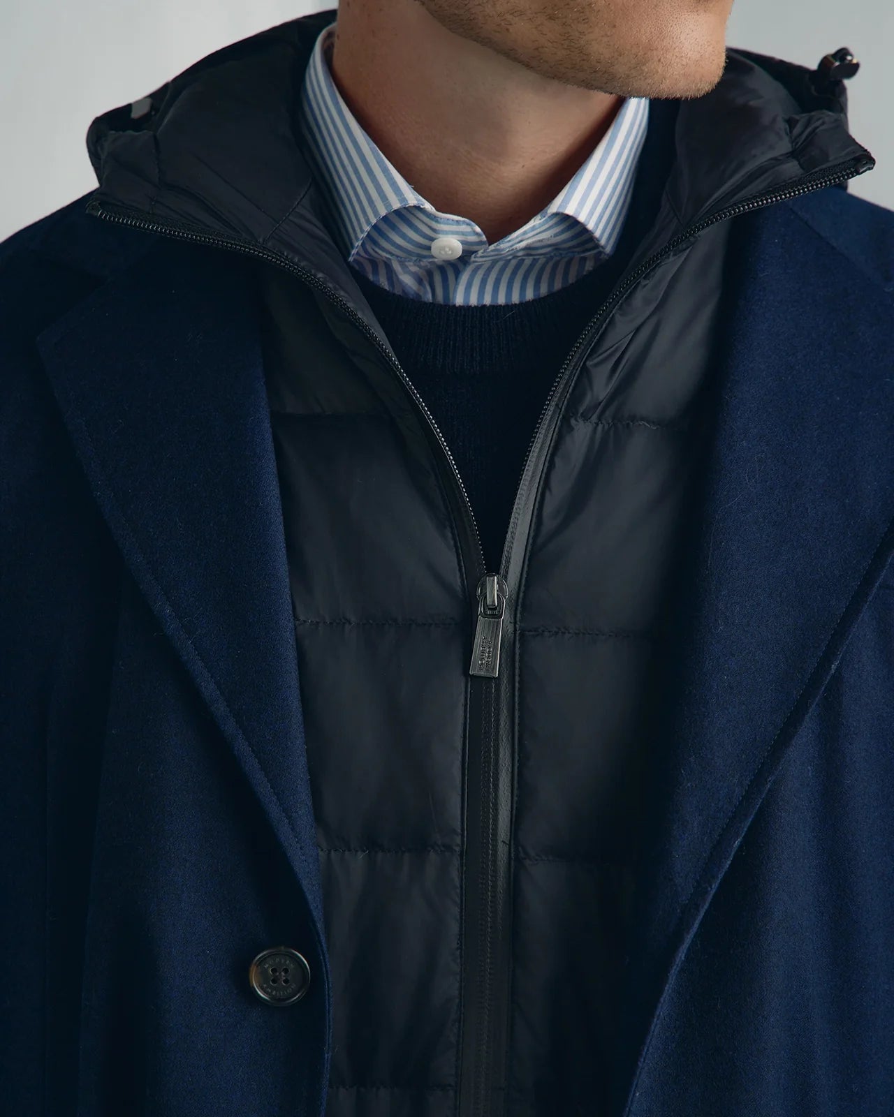 St. Moritz Overcoat - St. Moritz Overcoat Navy