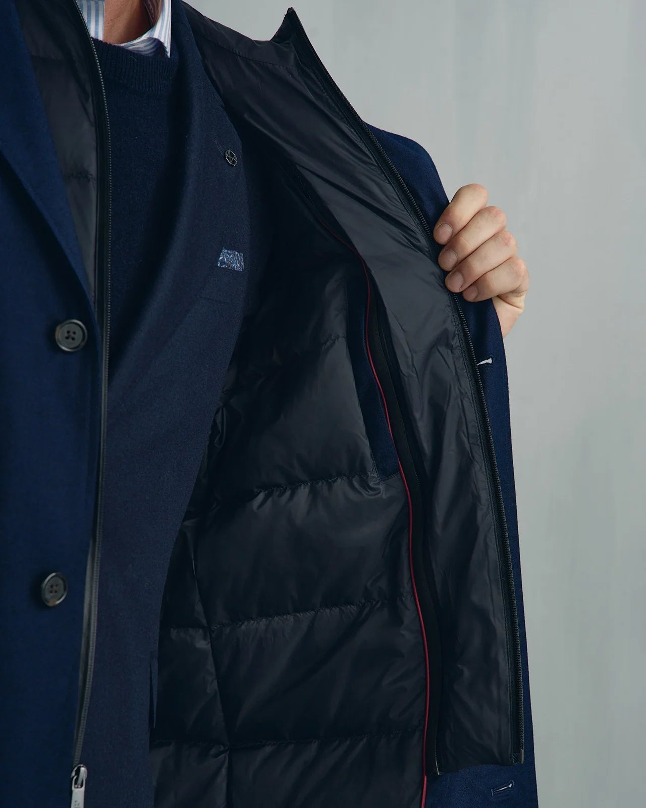 St. Moritz Overcoat - St. Moritz Overcoat Navy
