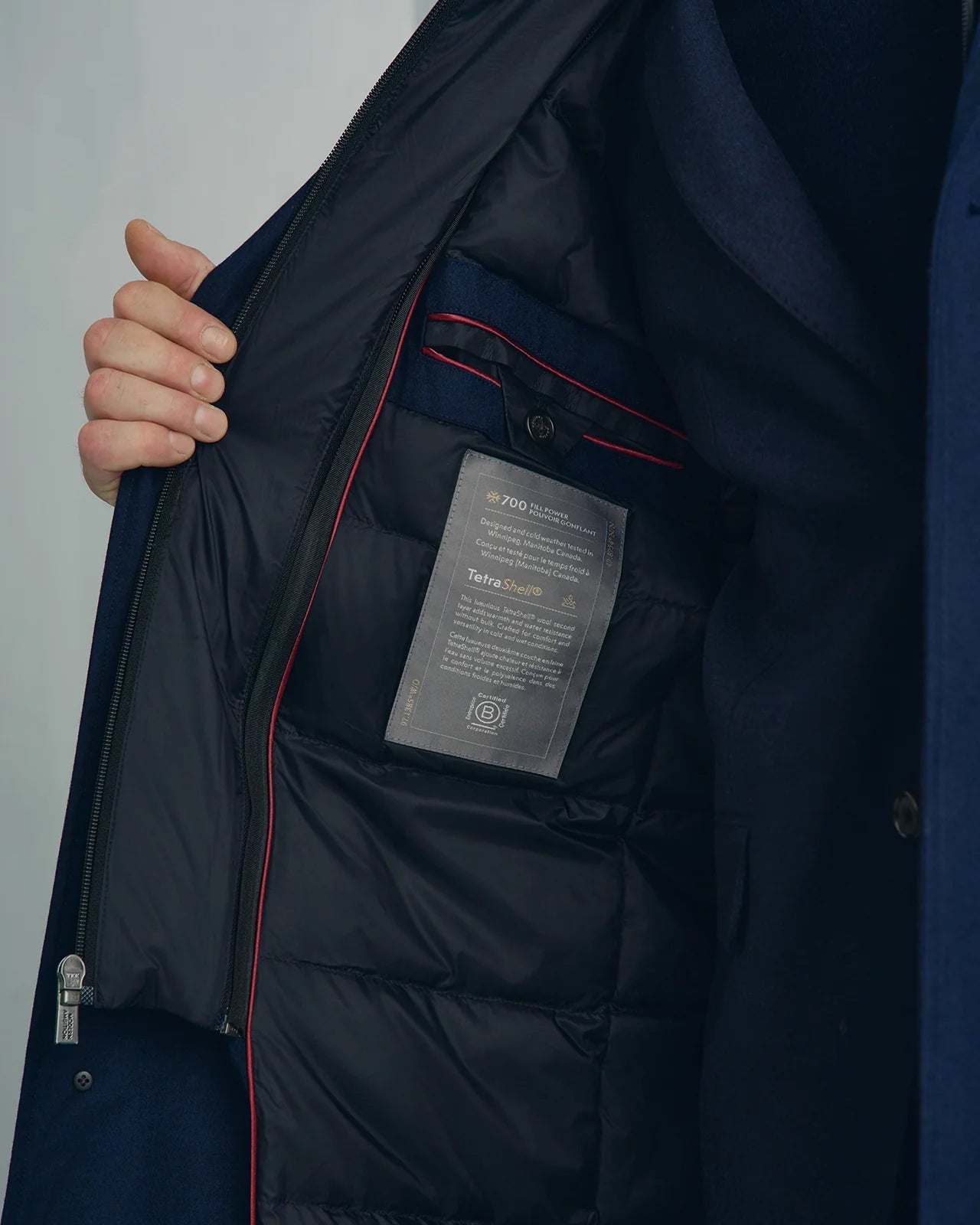 St. Moritz Overcoat - St. Moritz Overcoat Navy