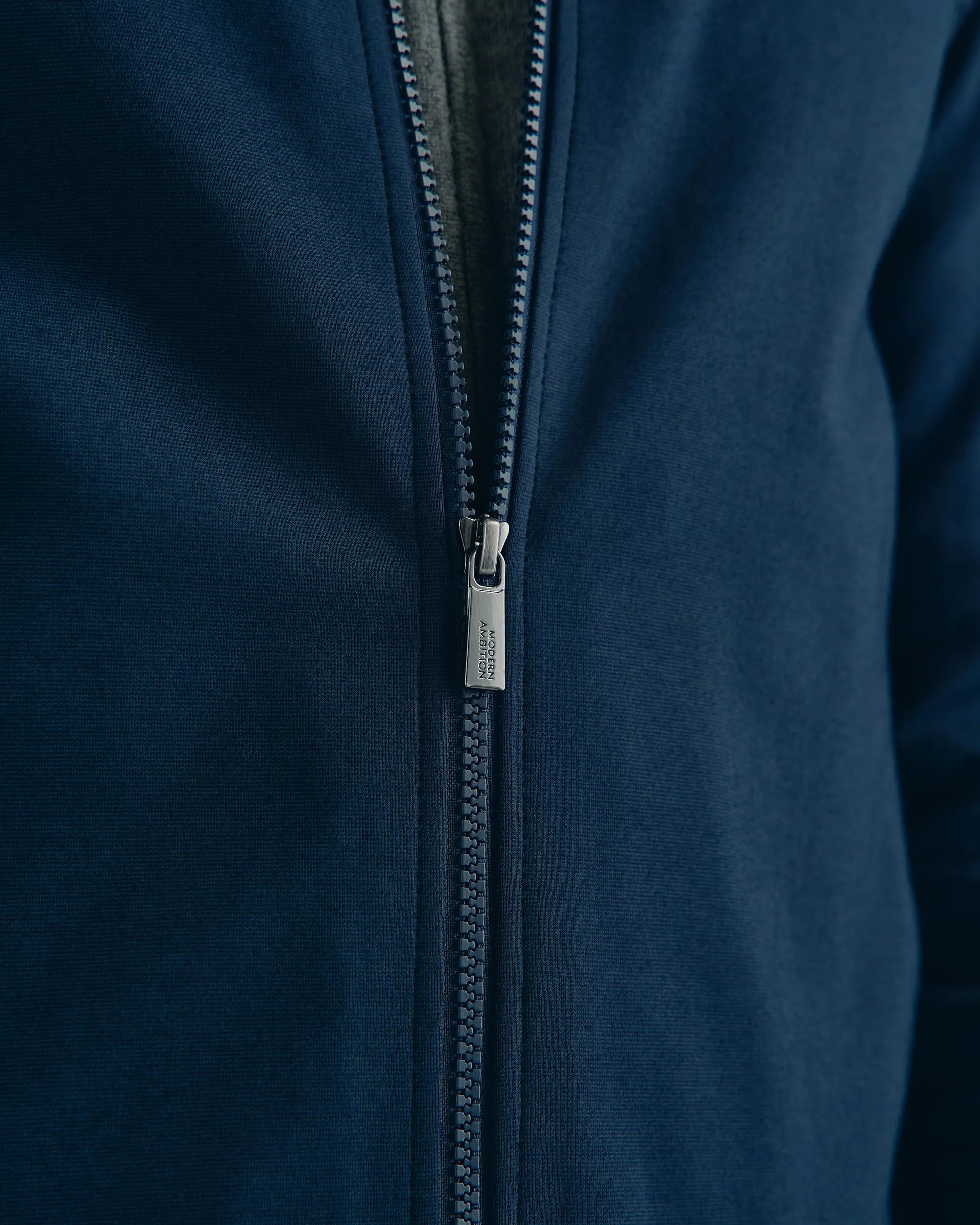 Windsor Cotton Nylon Knit Jacket - Windsor Cotton Nylon Knit Jacket Navy