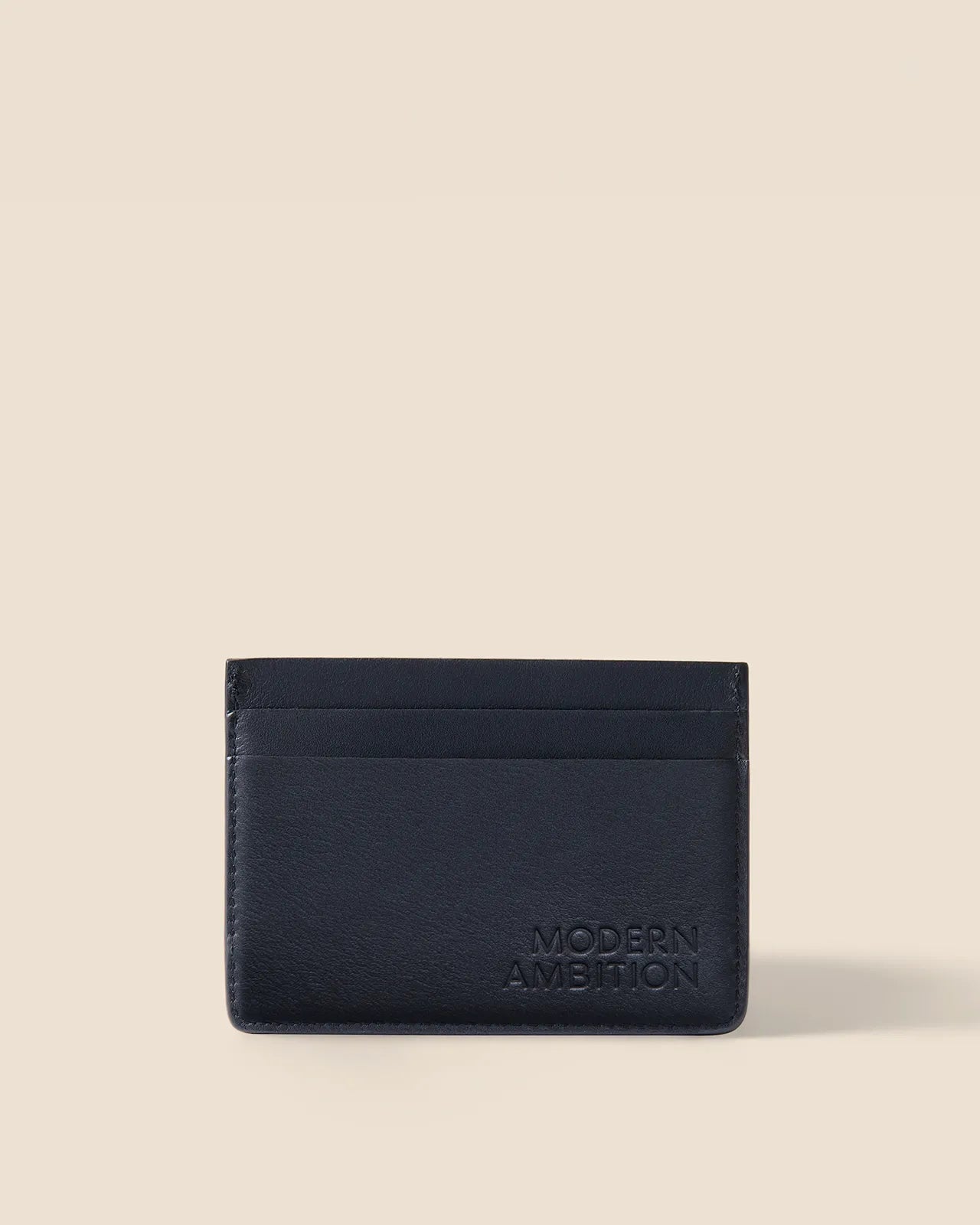 Leather Card Holder - Leather Card Holder Black
