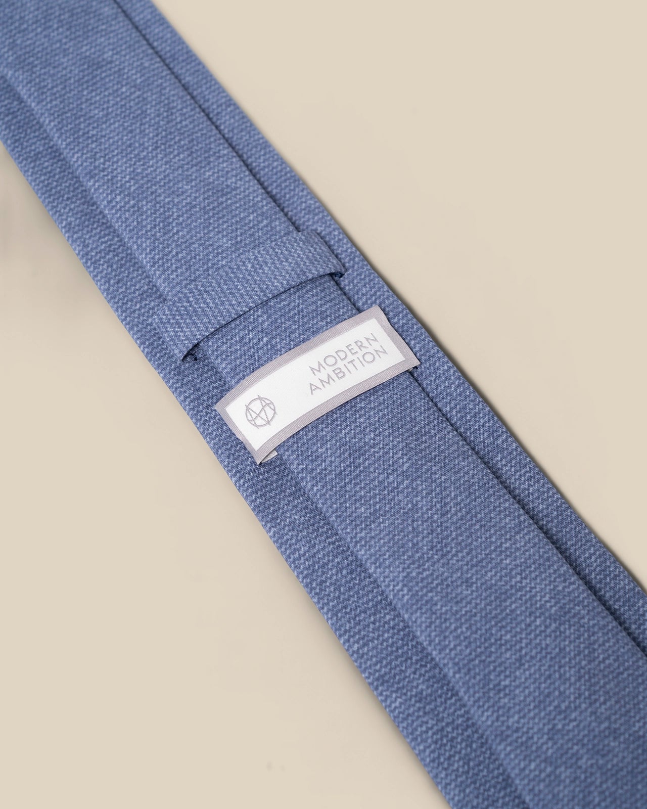 Silk Tie - Silk Tie Blue Texture Print